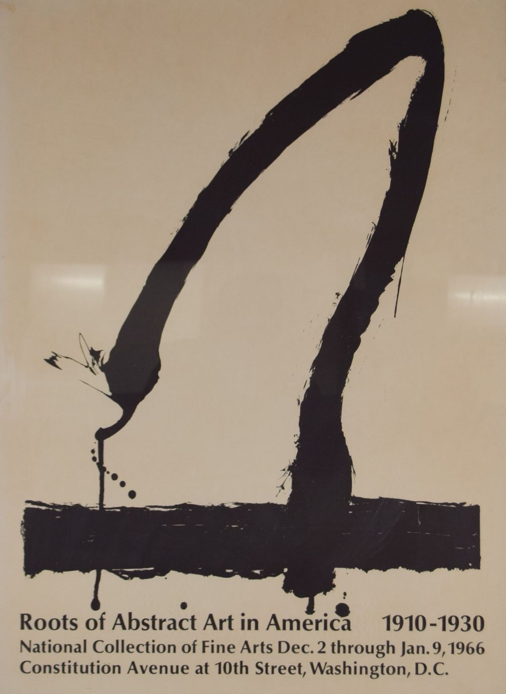 Lot 277: Robert Motherwell Roots of Abstract Art Poster