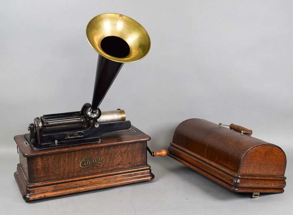 Lot 298: Edison Combination Phonograph Model D