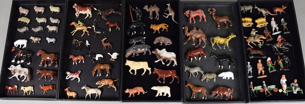 Lot 304: 78 Lead Figures Animals, People