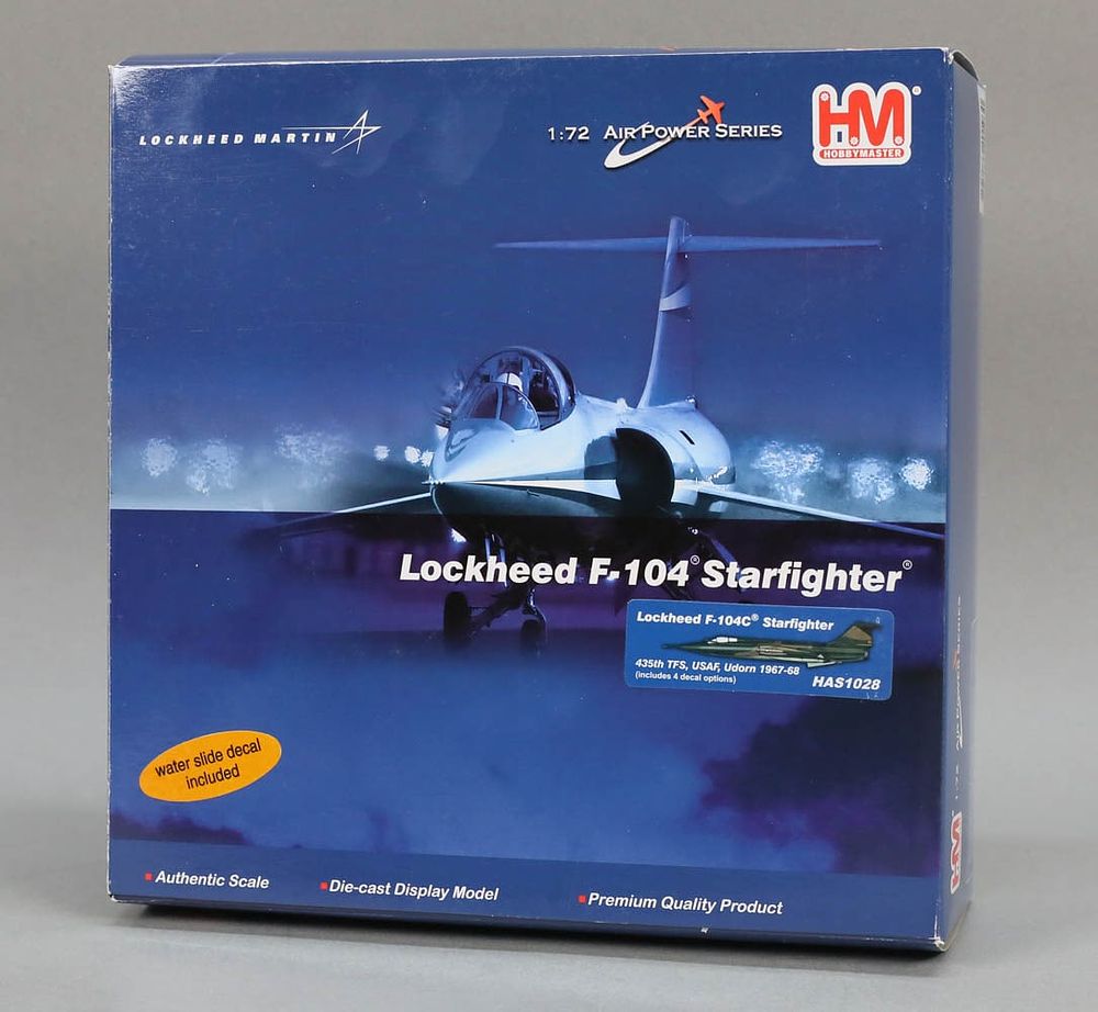 Lot 335: HM Lockheed F-104 Starfighter 1/72 Model Plane