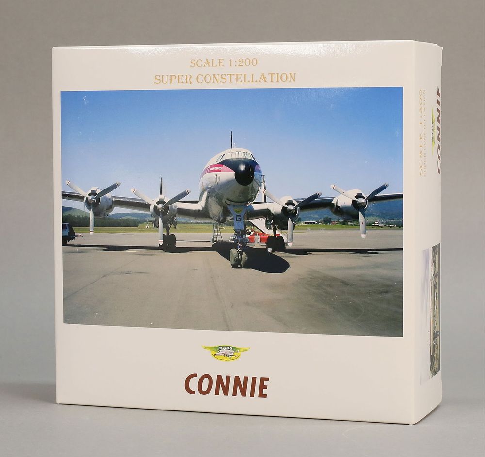 Lot 337: Hars Super Constellation Connie 1/200 Scale Plane