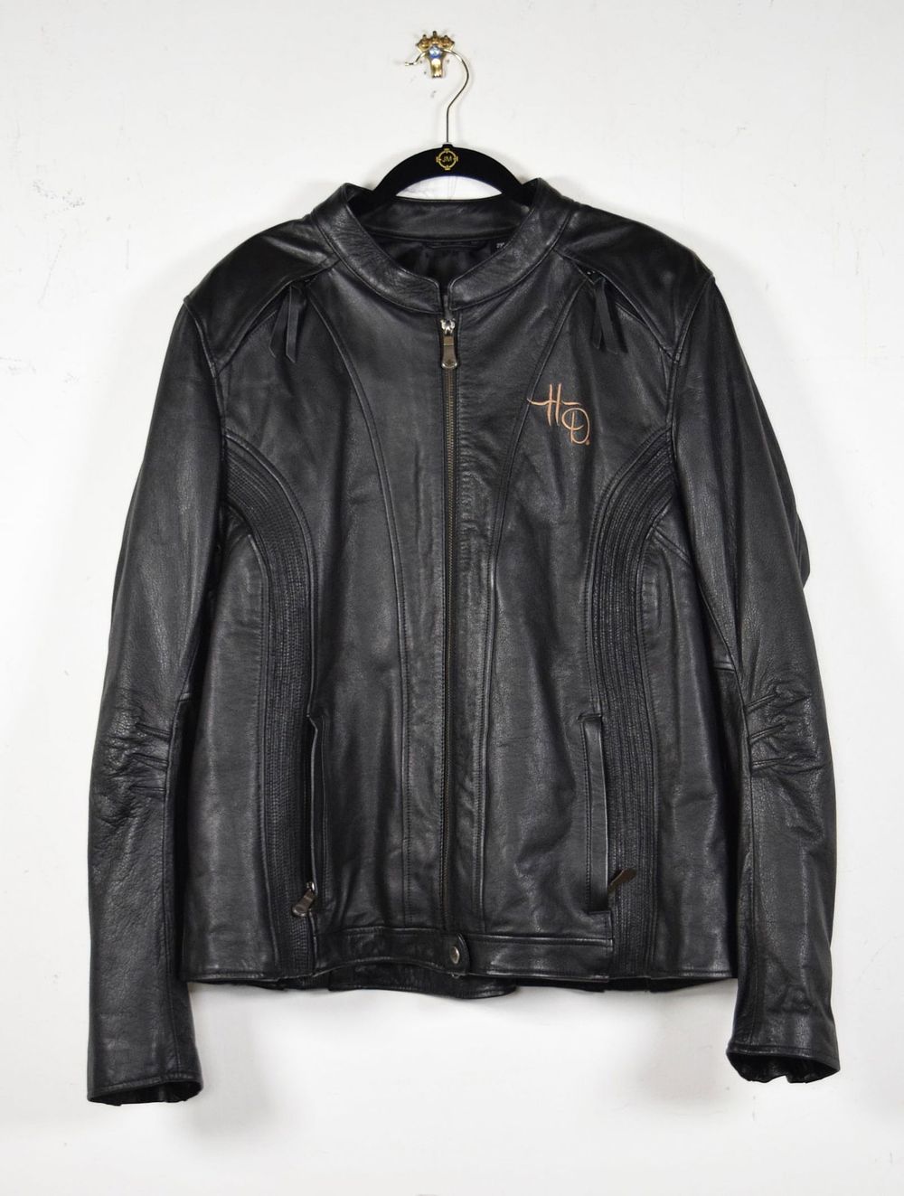 Lot 363: Harley Davidson Women's Leather Jacket Size 2XL