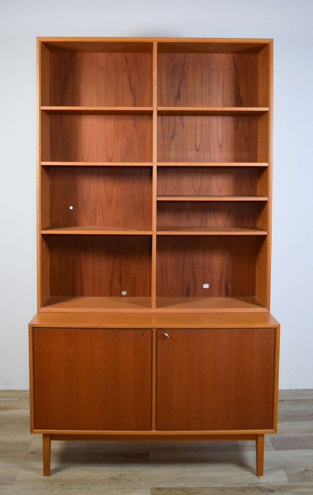 Lot 218: Scandinavian Modern Bookcase Cabinet