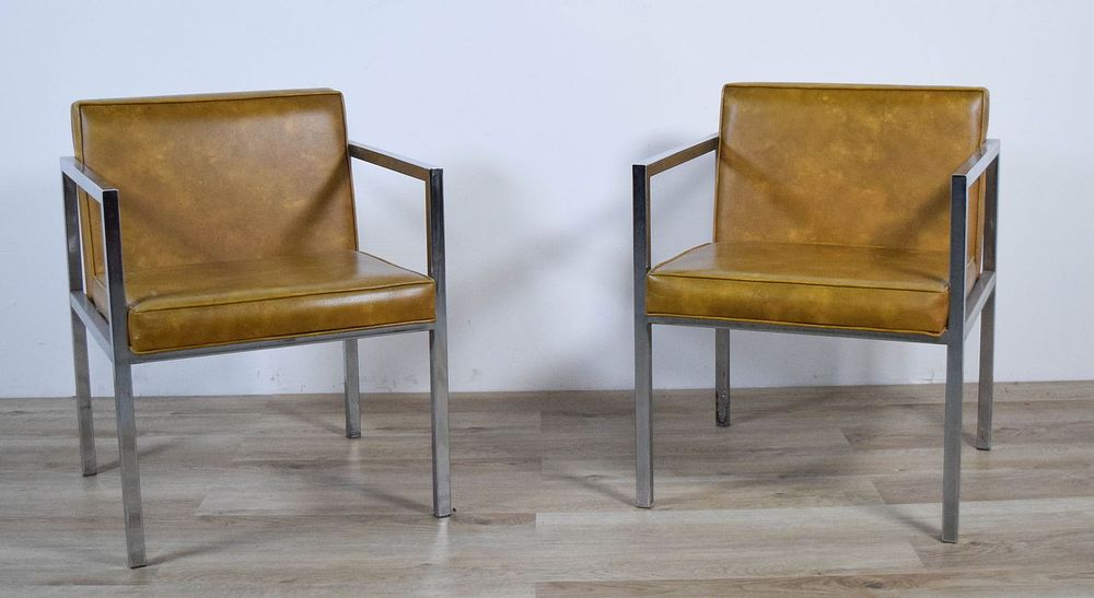 Lot 226: Pair of Mid-Century Style Kessler Armchairs