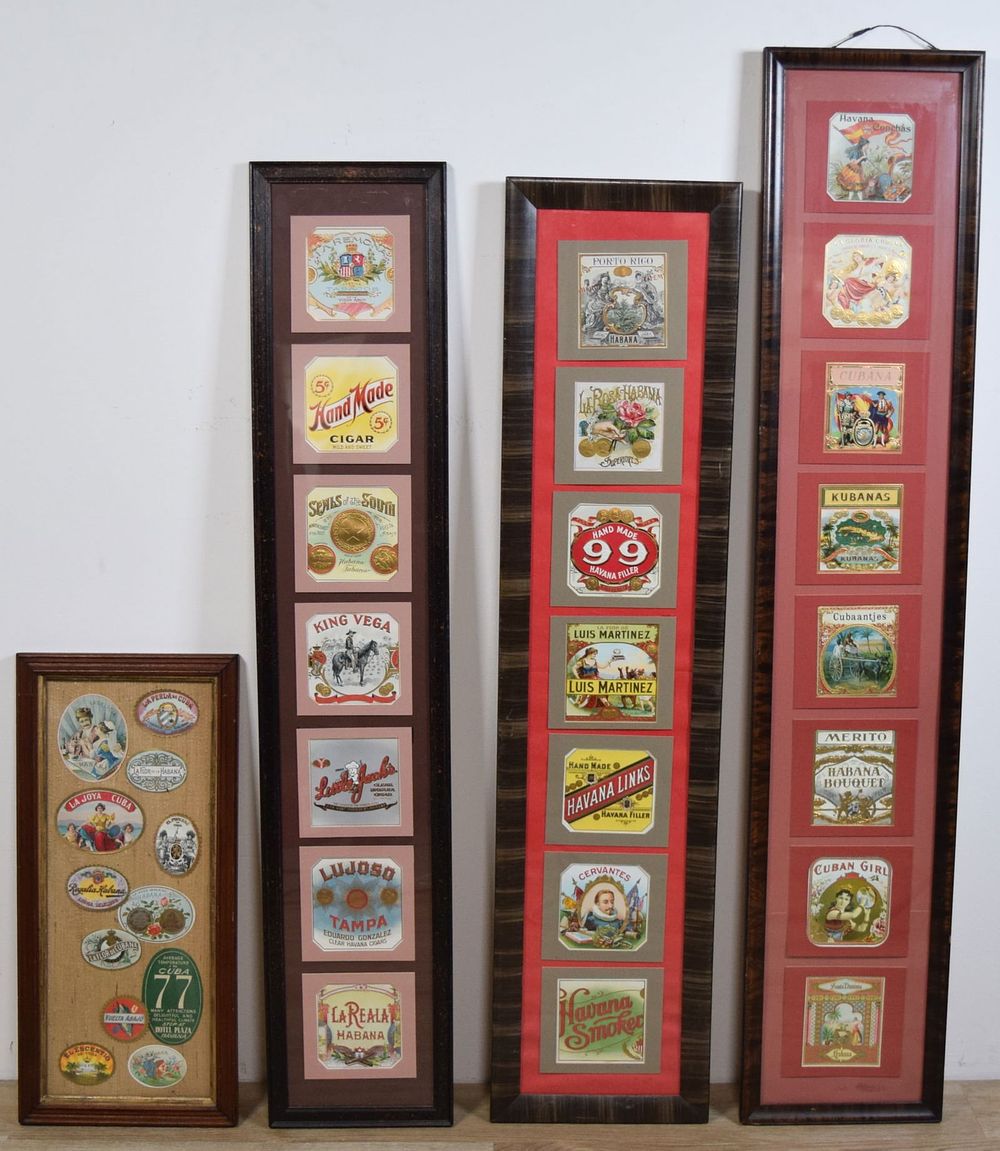 Lot 242: 34 Cuban Cigar Box Labels
