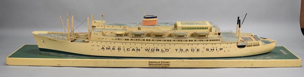 Lot 265: AG Henning Ship Model American Export-Isbrandtsen