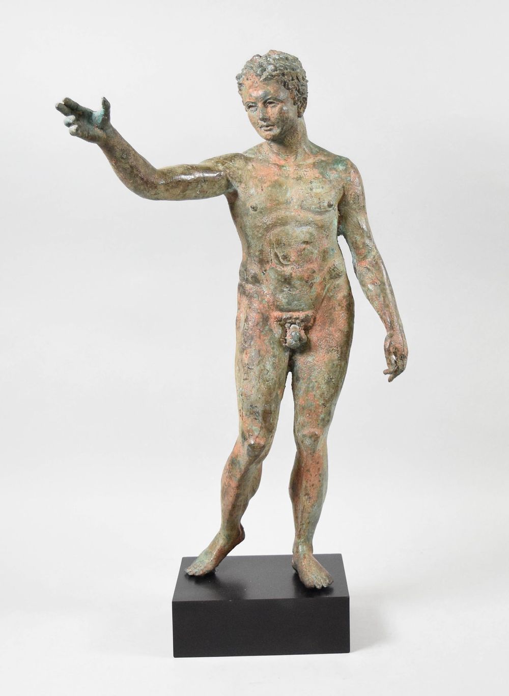 Lot 303: Roman Style Bronze Youth of Magdalensberg