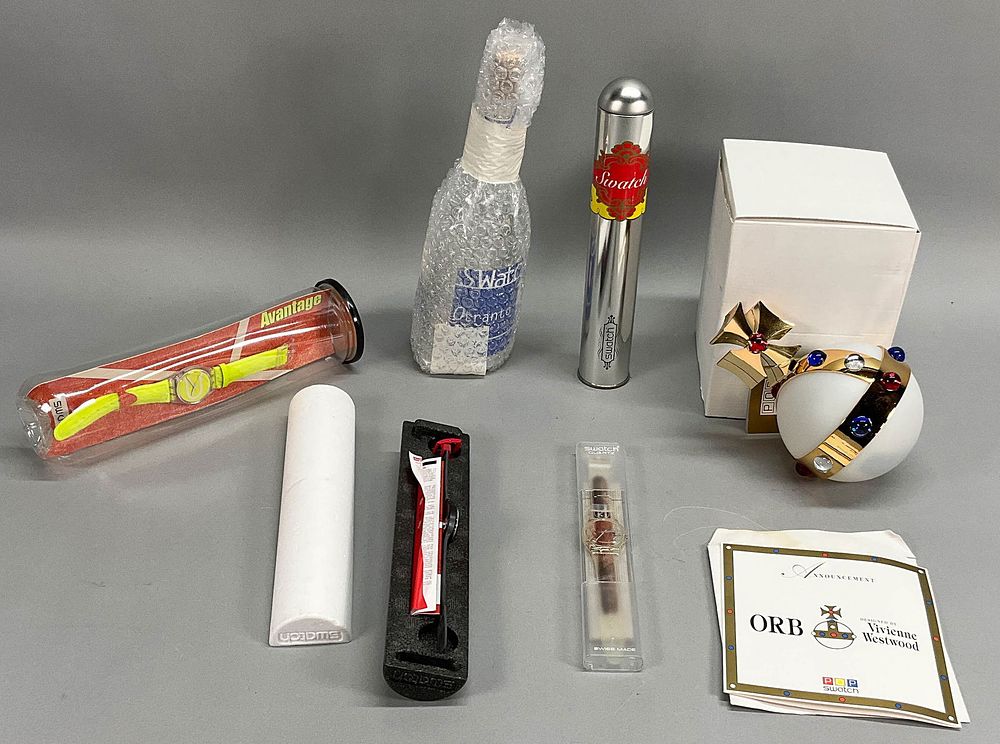 Lot 351: 5 Swatch Watches Vivienne Westwood, Swatch City