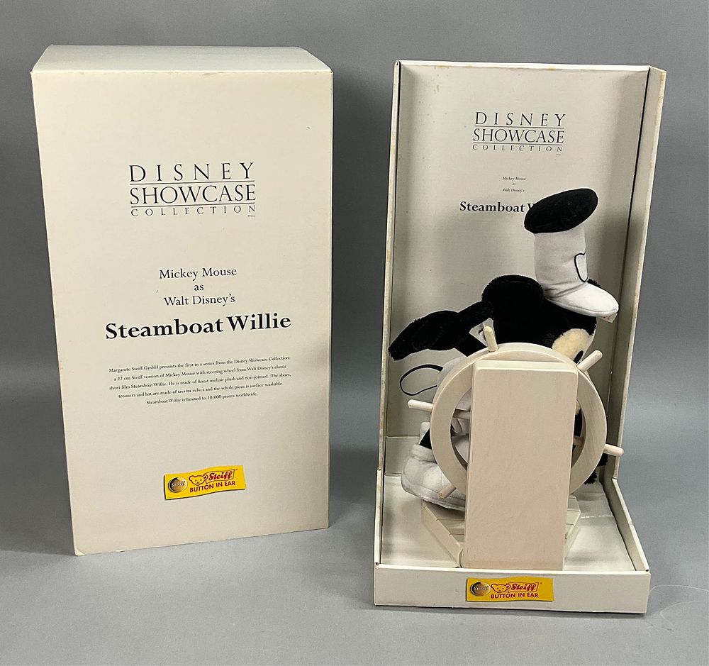 Lot 405: Steiff Disney Mickey Mouse Steamboat Willie