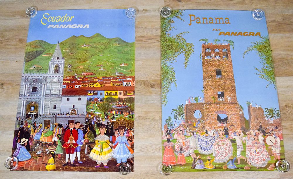 Lot 166: 2 McCoun Panagra Travel Posters Ecuador & Panama
