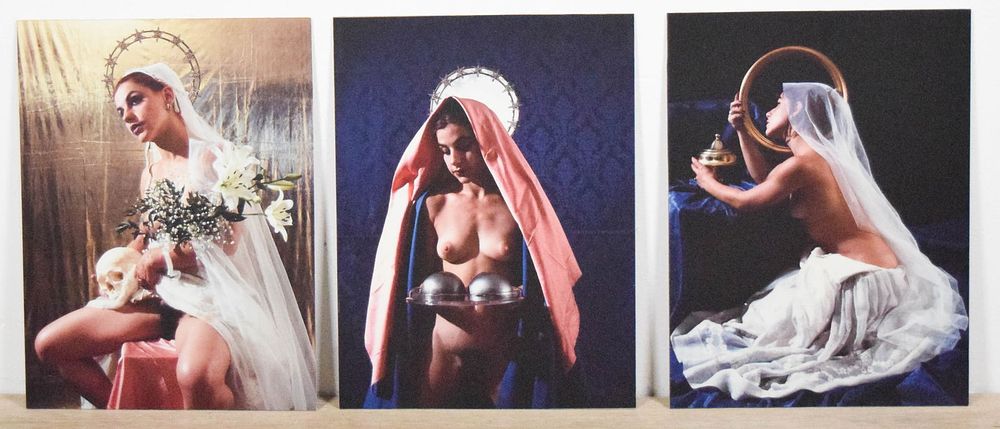 Lot 202: Plinio Martelli 3 Cibachrome Prints Saints
