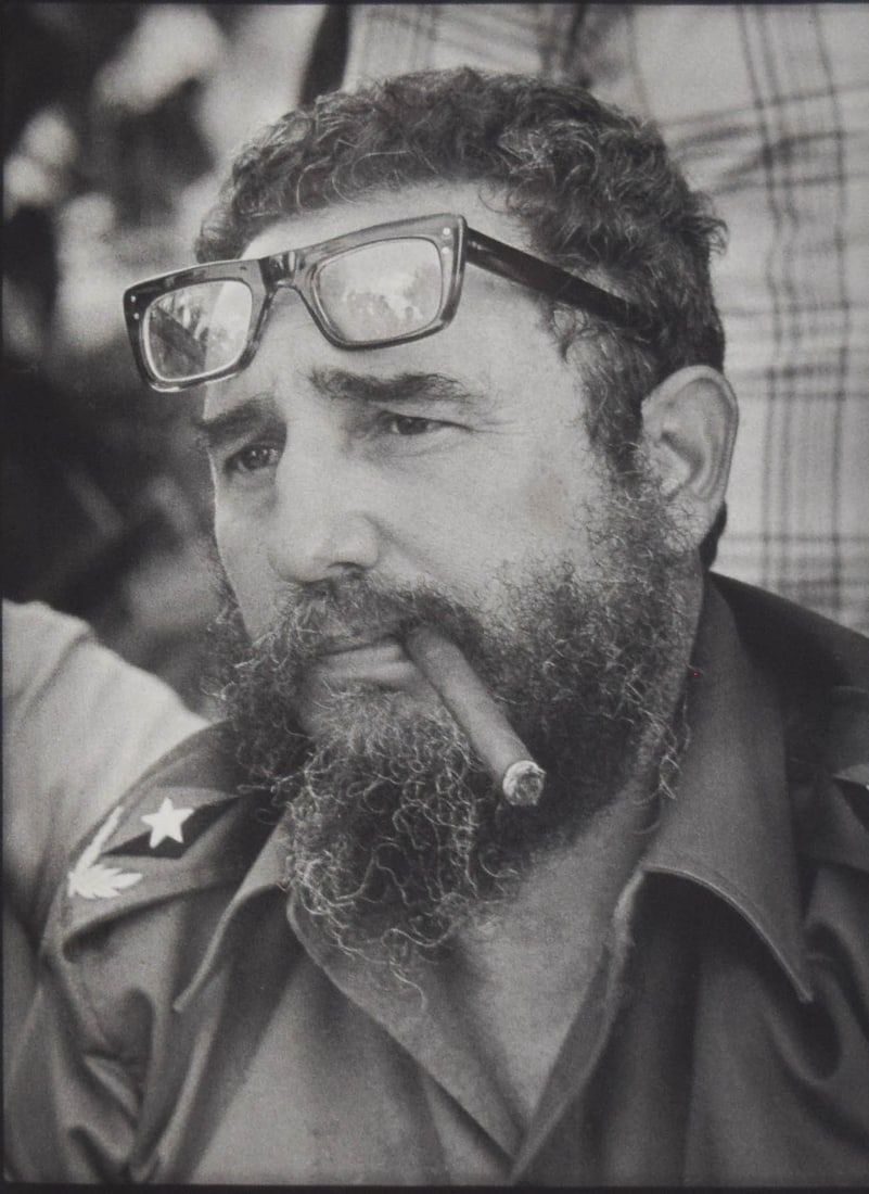 Lot 210: Liborio Noval Gelatin Silver Print Castro