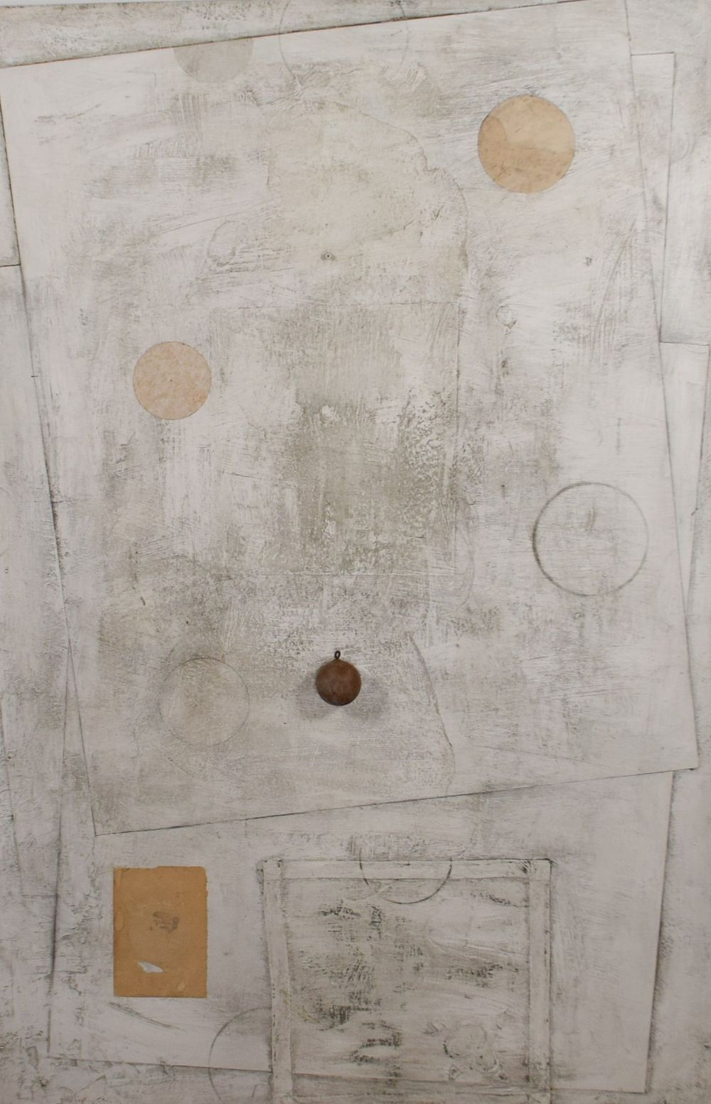 Lot 251: Dan Rizzie Mixed Media On Wood Panel Rayas