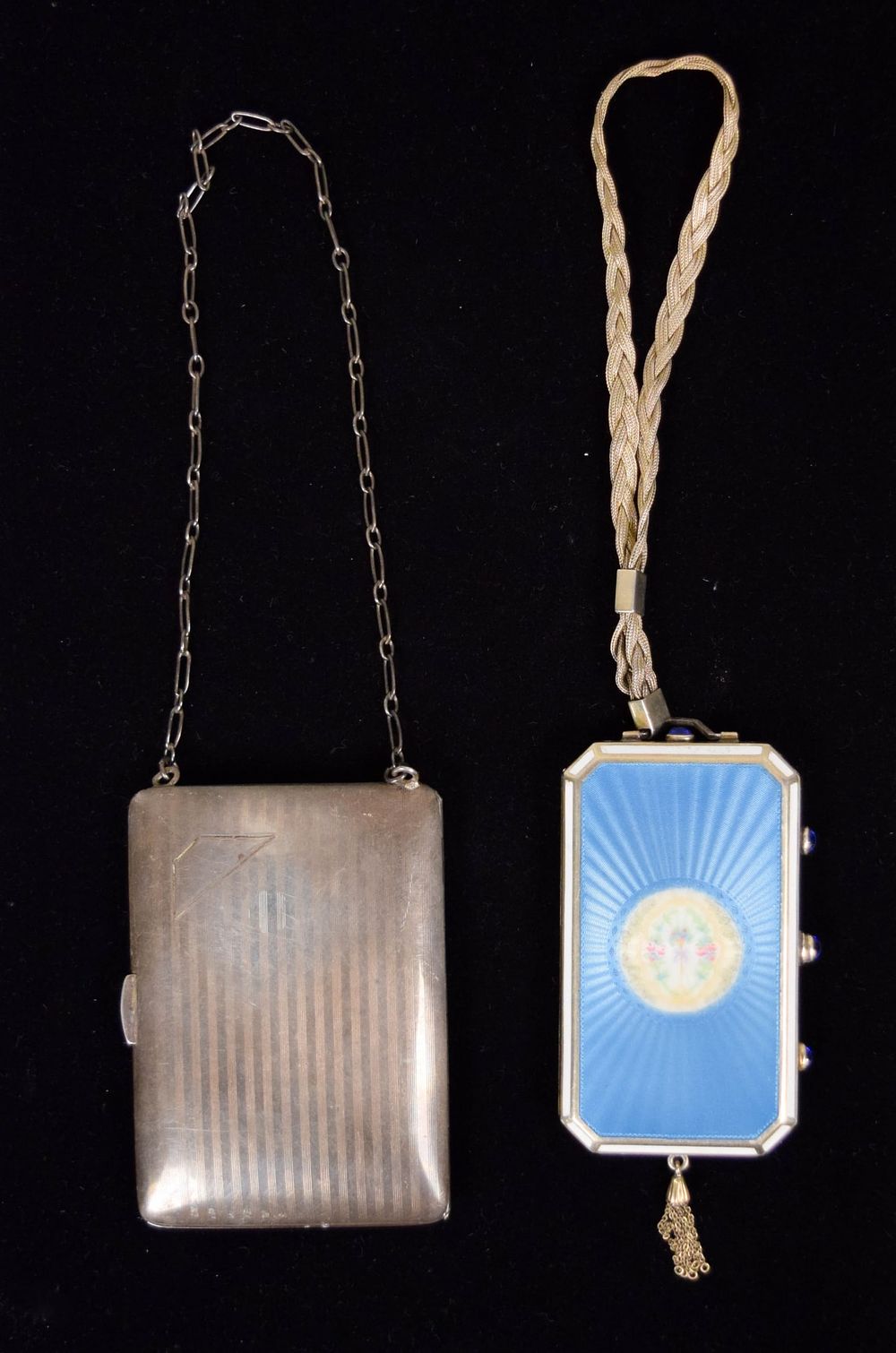 Lot 292: 2 Sterling Compacts F&B, Webster