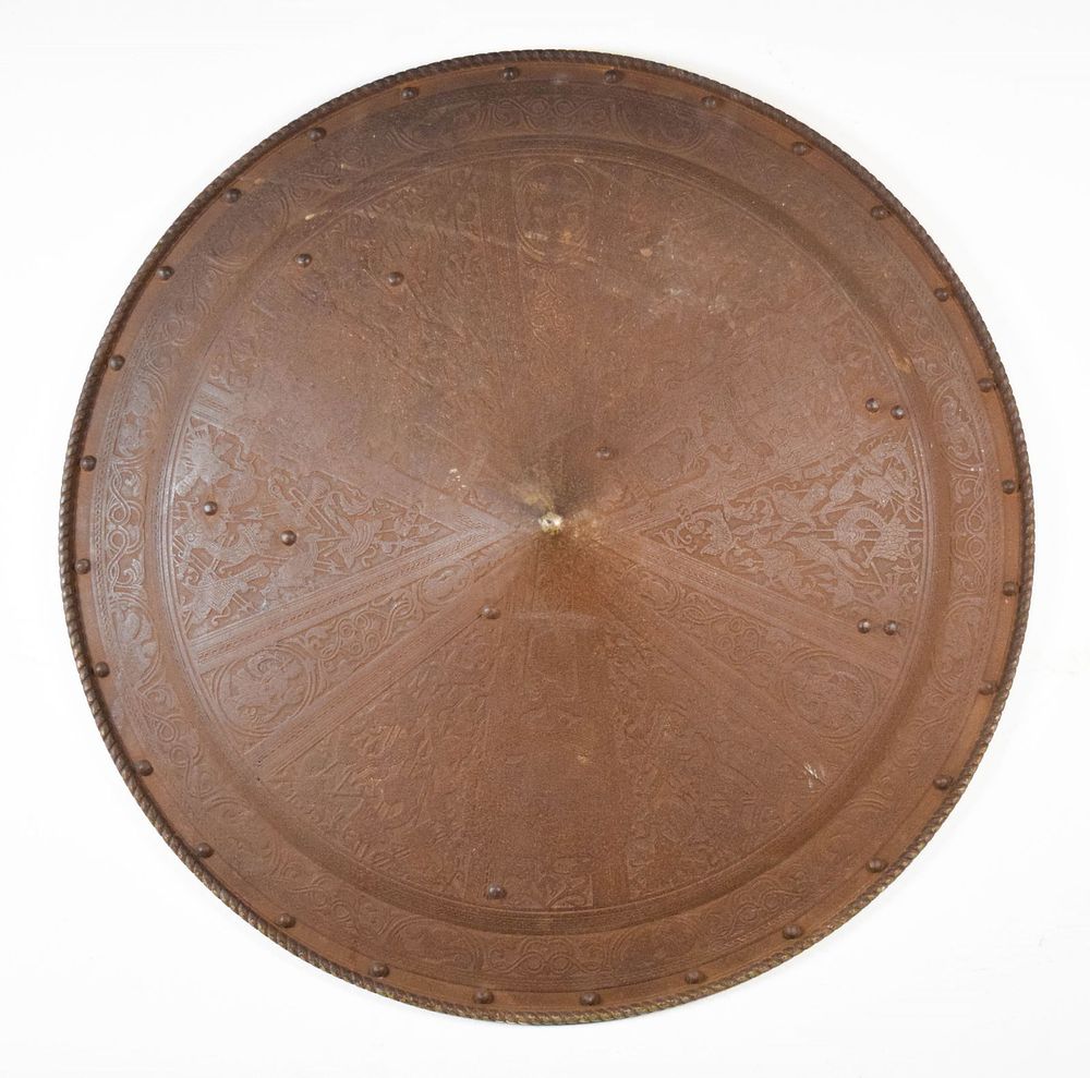 Lot 320: Iron German Reproduction Shield Wall Hanging