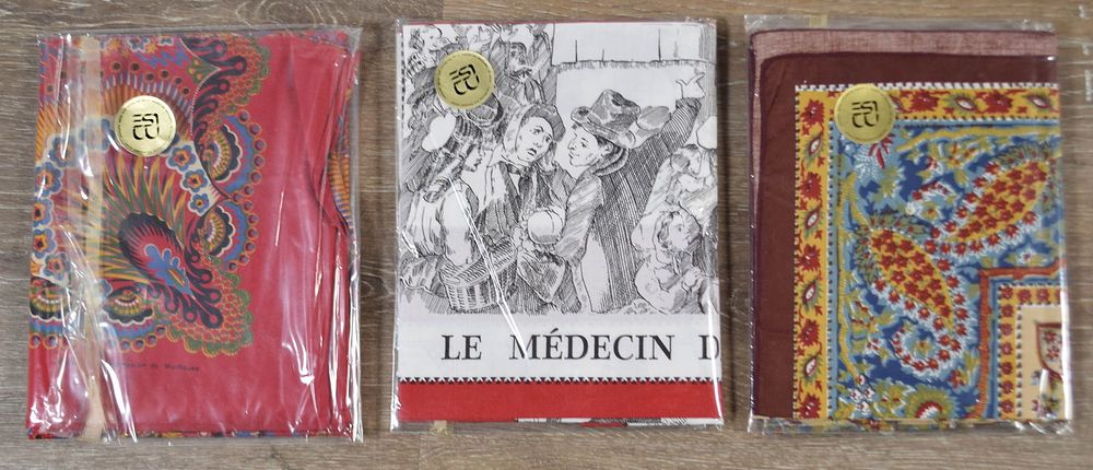 Lot 332: 3 French Reproduction Scarves