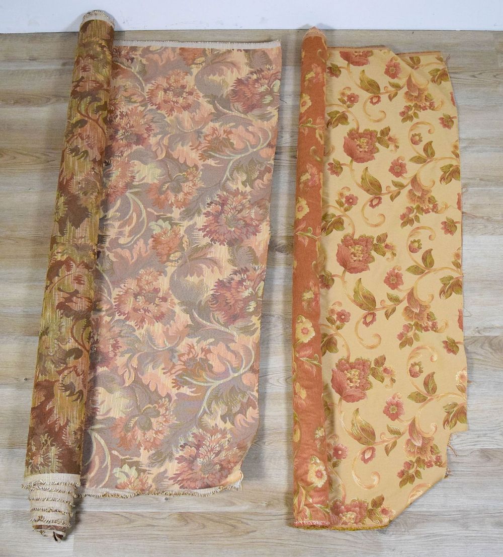 Lot 350: 2 Partial Bolts Scalamandre Style Fabric