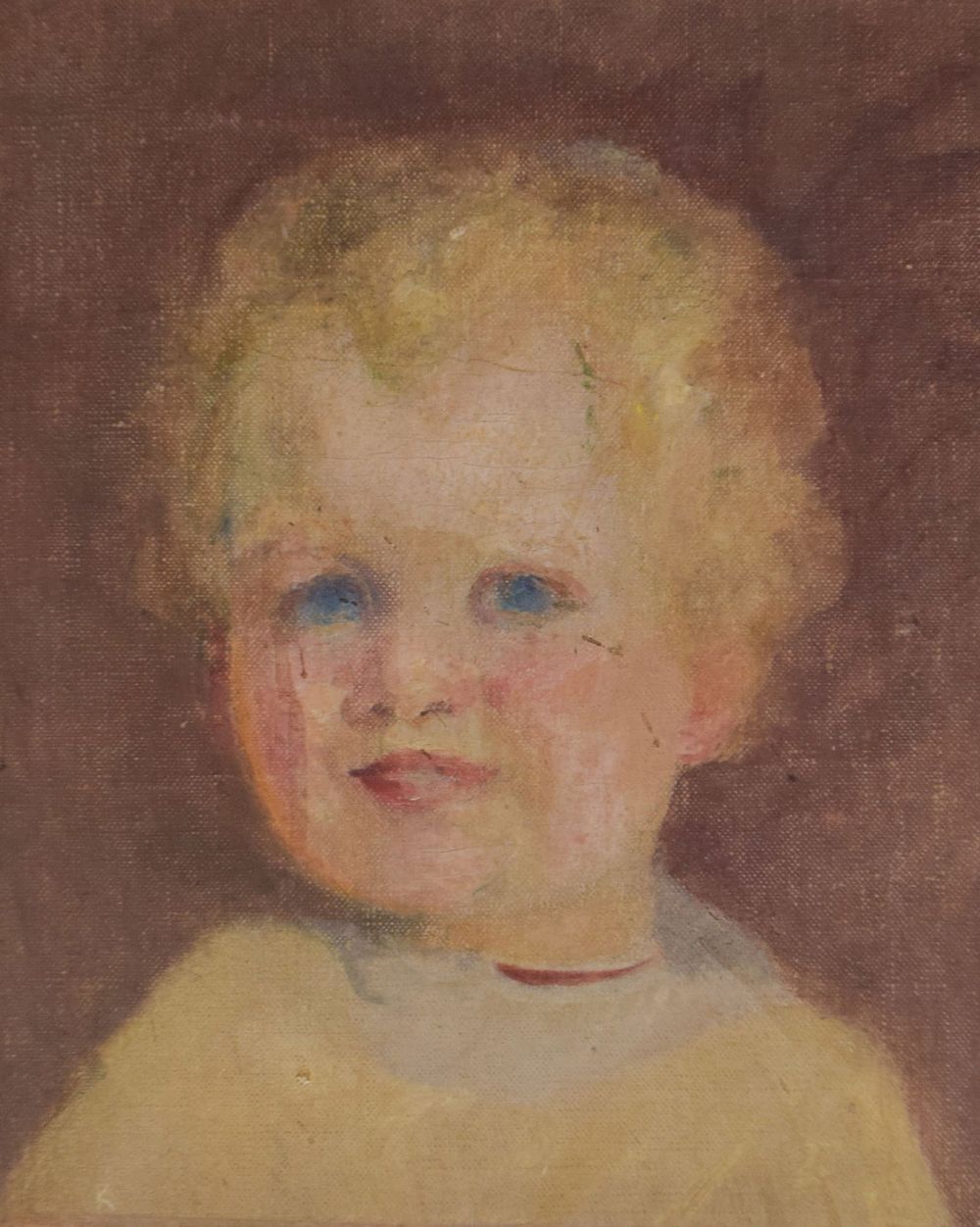 Lot 382: Attributed to Dean Aydelott Oil on Canvas Portrait