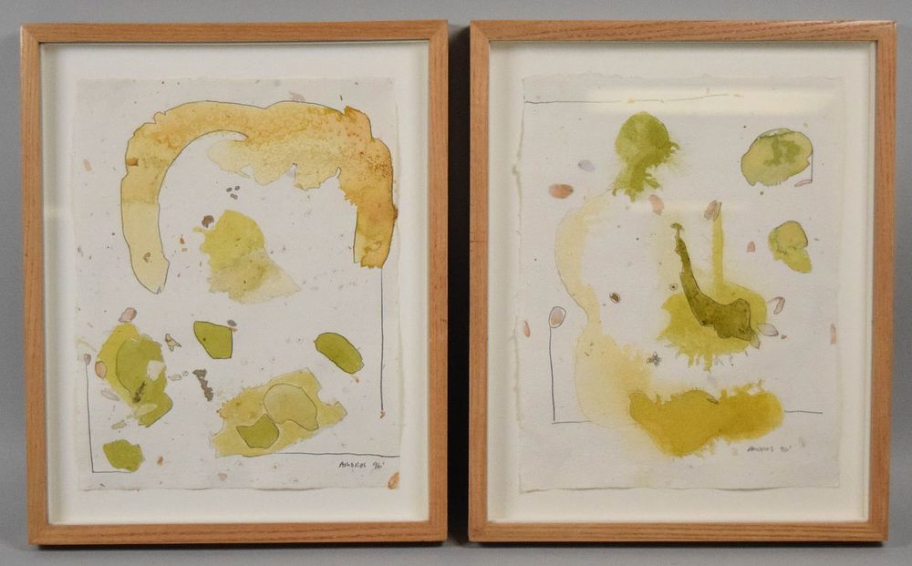 Lot 411: Grimanesa Amoros Pair of Watercolor & Pencils