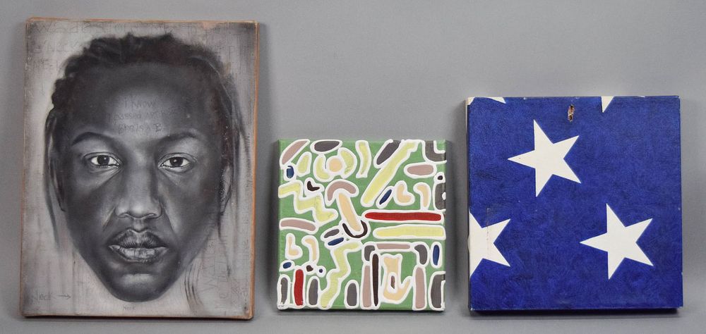 Lot 415: 3 Oils on Canvas