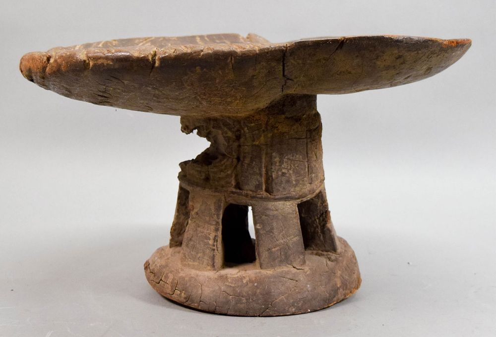Lot 170: African Carved Wood Stool