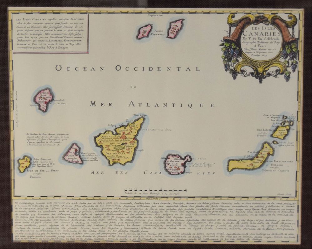 Lot 190: Les Isles Canaries Map Pierre Duval