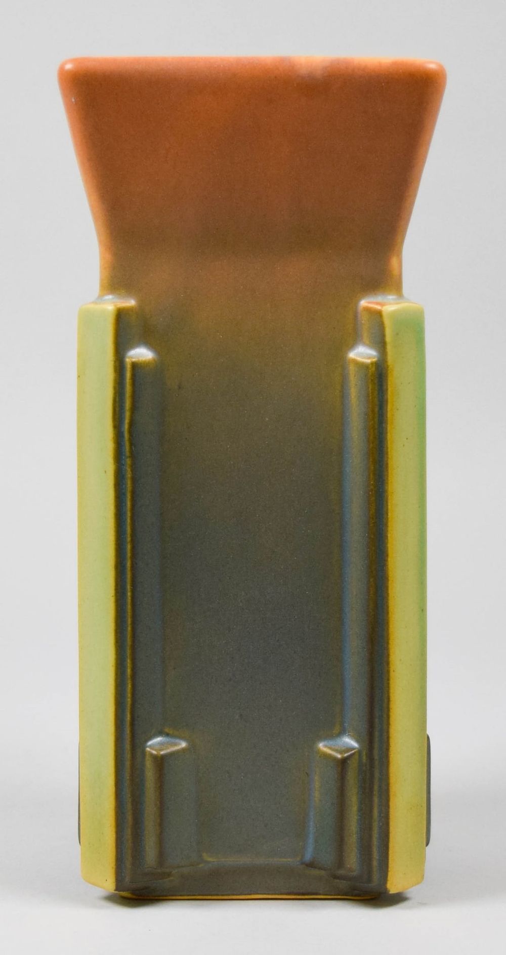 Lot 222: Roseville Pottery Futura Vase Milk Carton