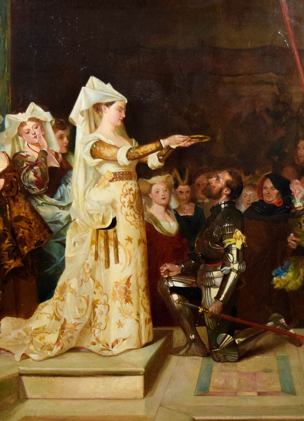 Lot 297: Attributed to Windus Oil on Canvas After Calderon