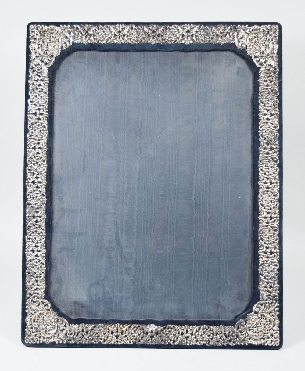 Lot 359: Italian Sterling Silver Overlay Picture Frame