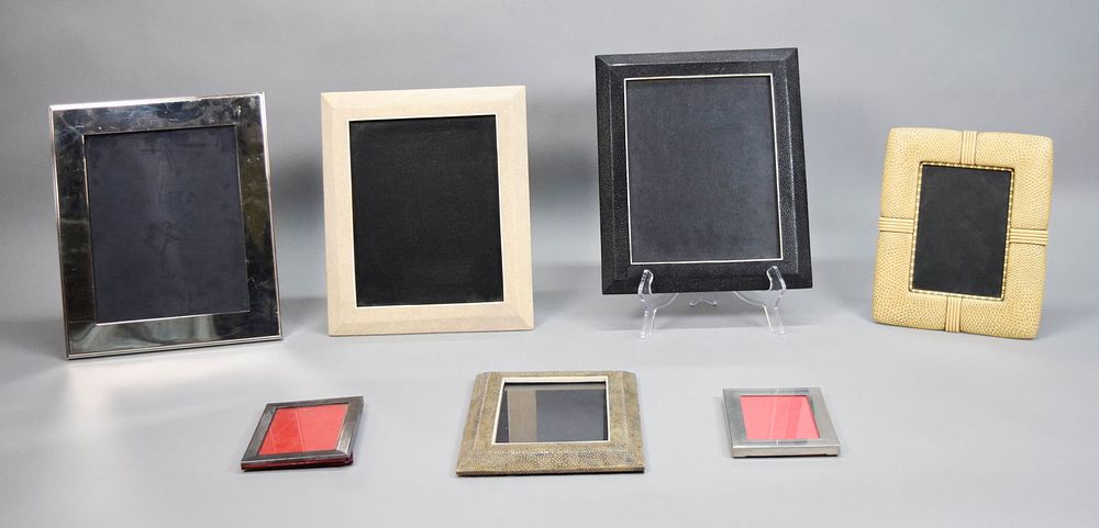 Lot 360: 7 Vintage Frames Augousti, Puiforcat, Diepenbrock