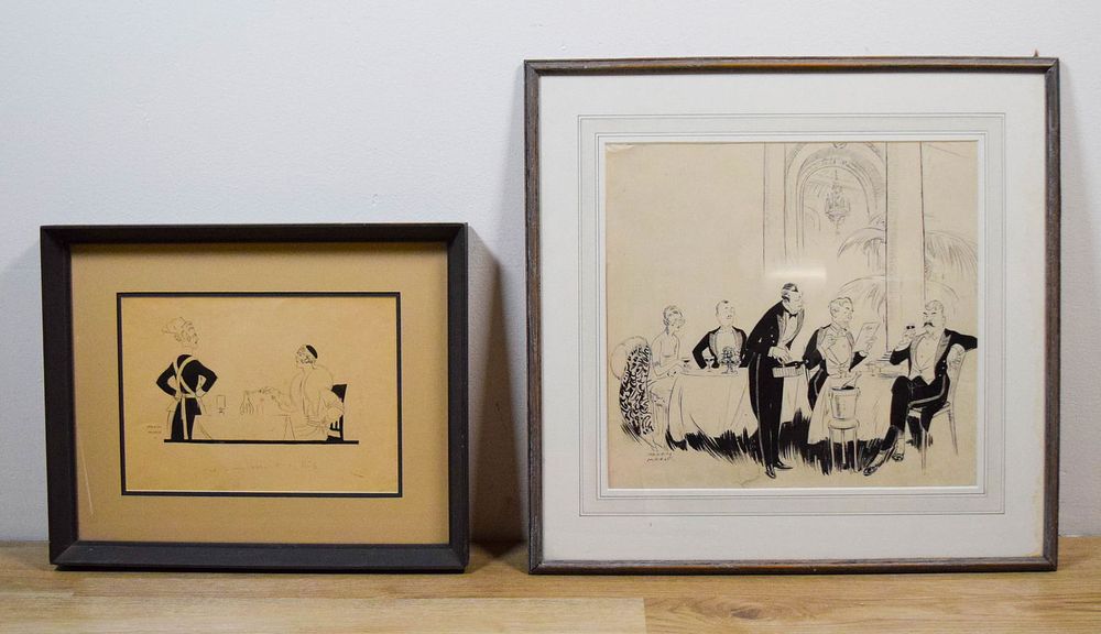 Lot 420: 2 Helen McKie Pen & Ink Drawings