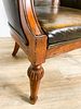 Four English Leather Library Chairs. Four English library or club chairs. Rubbing, nicks and Image - 7