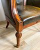 Four English Leather Library Chairs. Four English library or club chairs. Rubbing, nicks and Image - 10