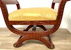 Pair French Empire Style Curule Seats. Pair French Empire Style curule seats. These are curule Image - 9