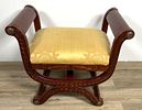 Pair French Empire Style Curule Seats. Pair French Empire Style curule seats. These are curule Image - 12