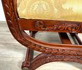 Pair French Empire Style Curule Seats. Pair French Empire Style curule seats. These are curule Image - 14