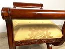 Pair French Empire Style Curule Seats. Pair French Empire Style curule seats. These are curule Image - 15