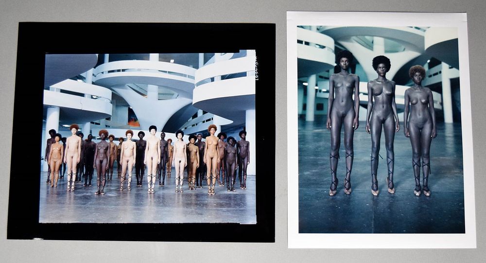 Lot 152: 2 Photos Vanessa Beecroft & Dusan Reljin VB50