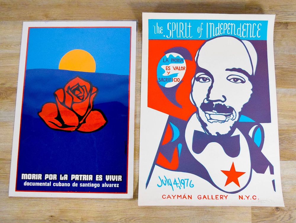 Lot 170: 2 Silkscreen Posters 70s Antonio Reborio, Garcia