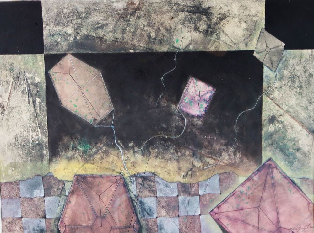 Lot 172: Mario Martin del Campo Mixed Media Kites