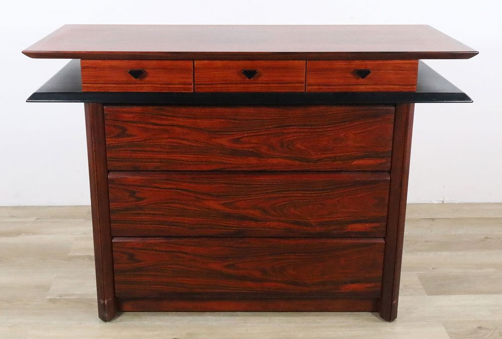 Lot 201: Brouer Danish Mid Century Rosewood Dresser