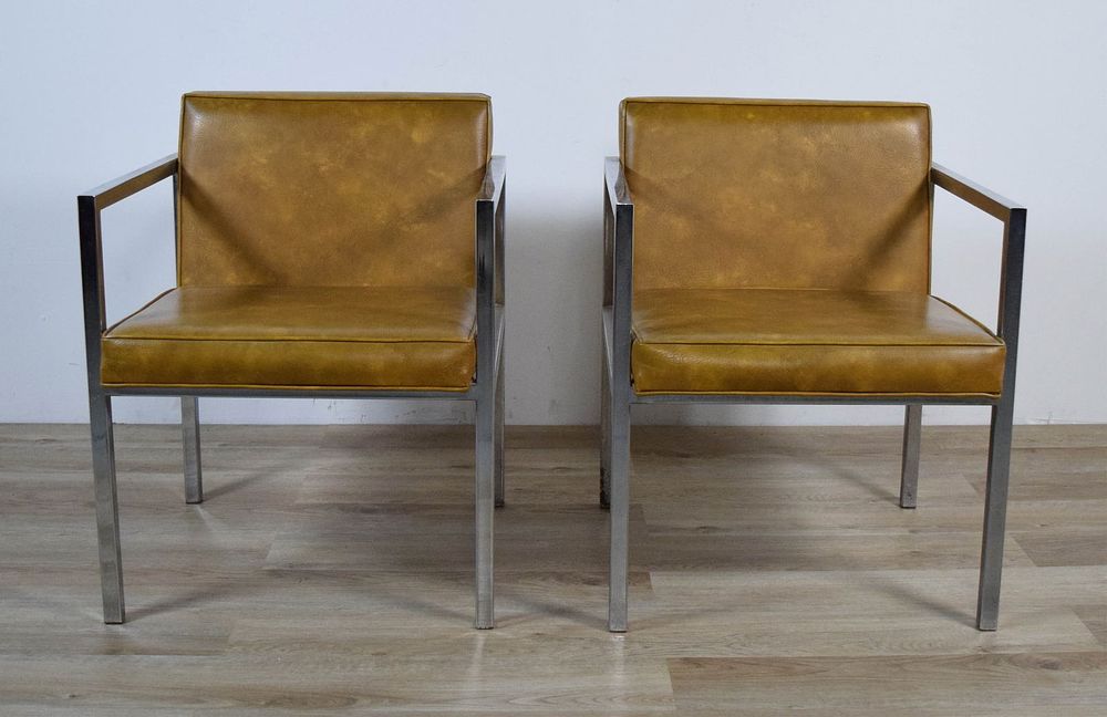 Lot 205: Pair of Mid-Century Style Kessler Armchairs