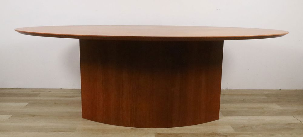 Lot 207: Modern Oval Dining Table Maurice Villency