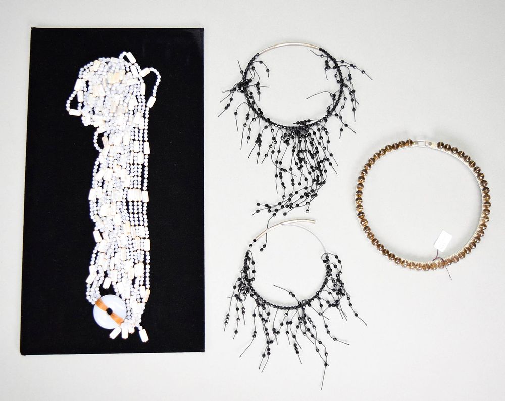 Lot 223: 4 Beaded Necklaces Simon Alcantara