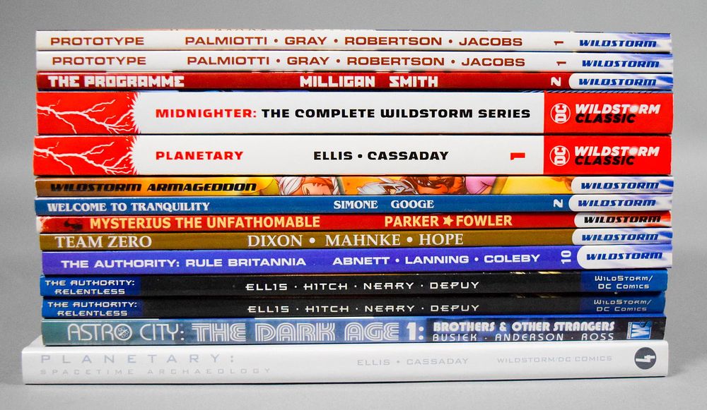 Lot 240: 14 Wildstorm / DC Comics Books Planetary Prototype