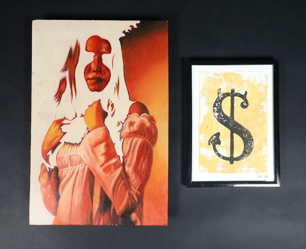 Lot 262: 2 Piece Art Lot