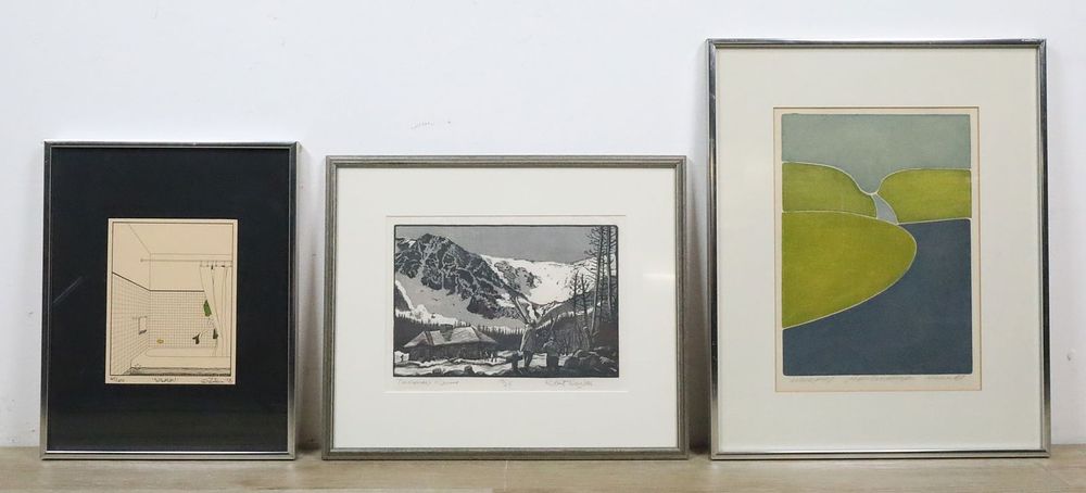 Lot 268: 3 Piece Art Lot Zalon, Hughes, Hunn