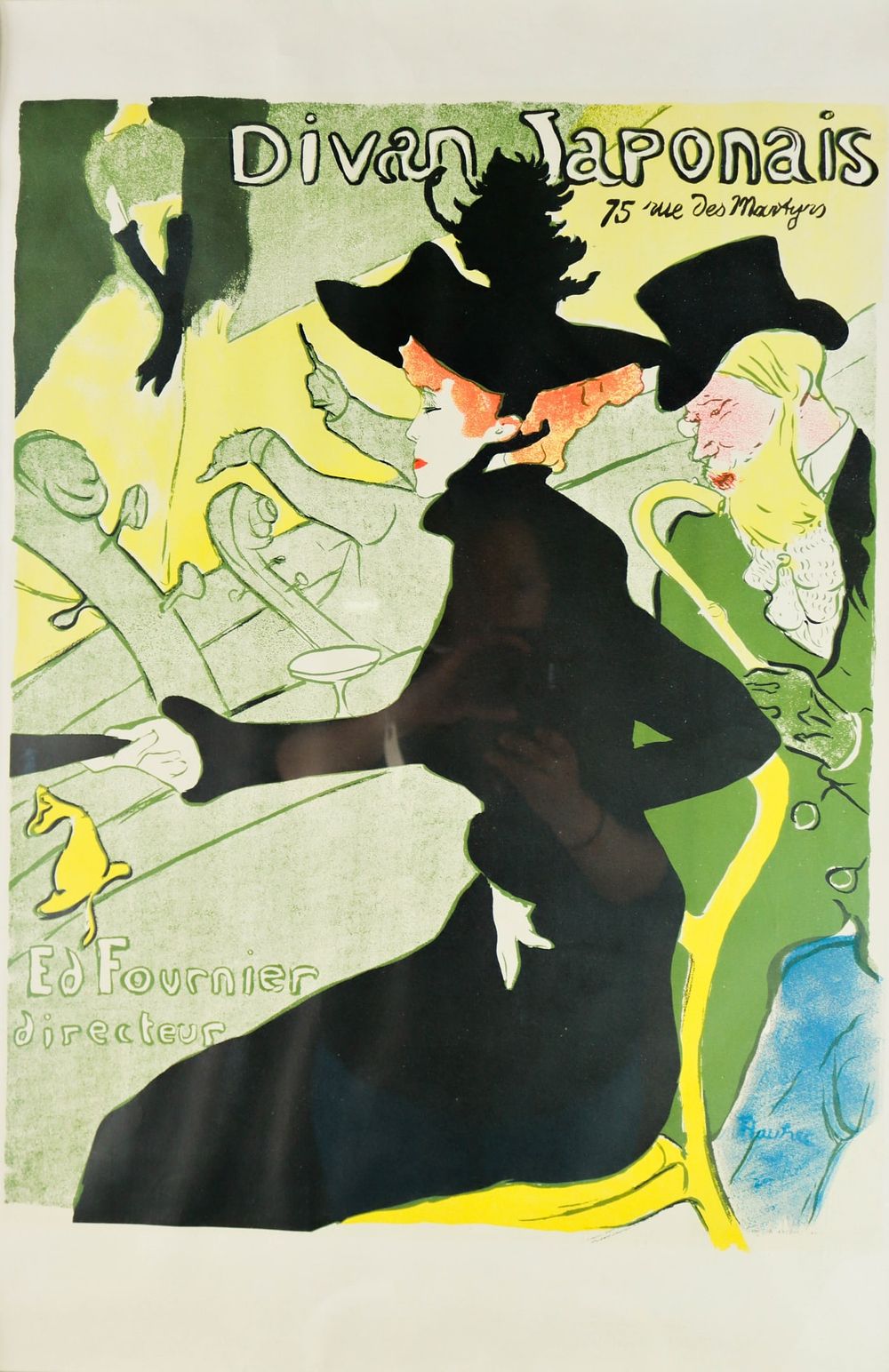Lot 275: After Toulouse-Lautrec Lithograph Divan Japonais