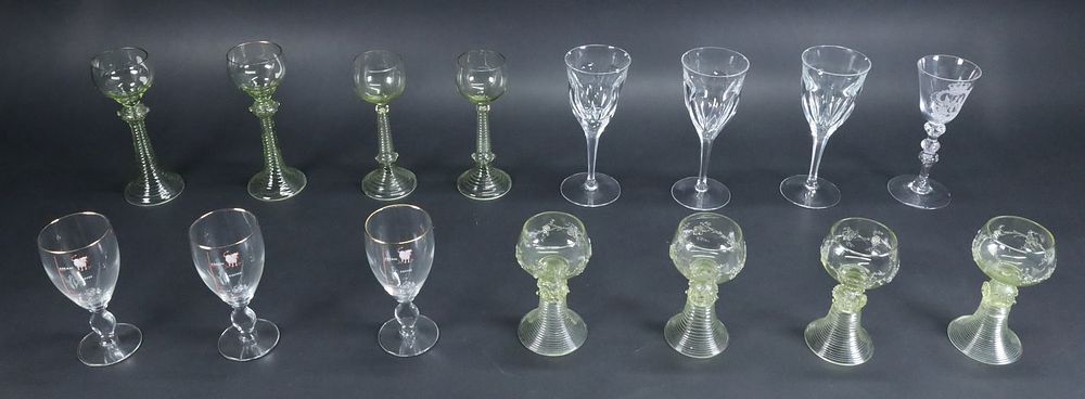 Lot 287: 15 Pieces Stemware Including Moser