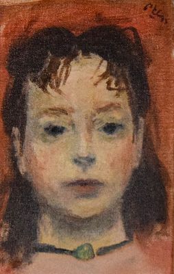 Robert Philipp Oil on Canvas Portrait. Robert Philipp (American, 1895-1981). Oil on canvas